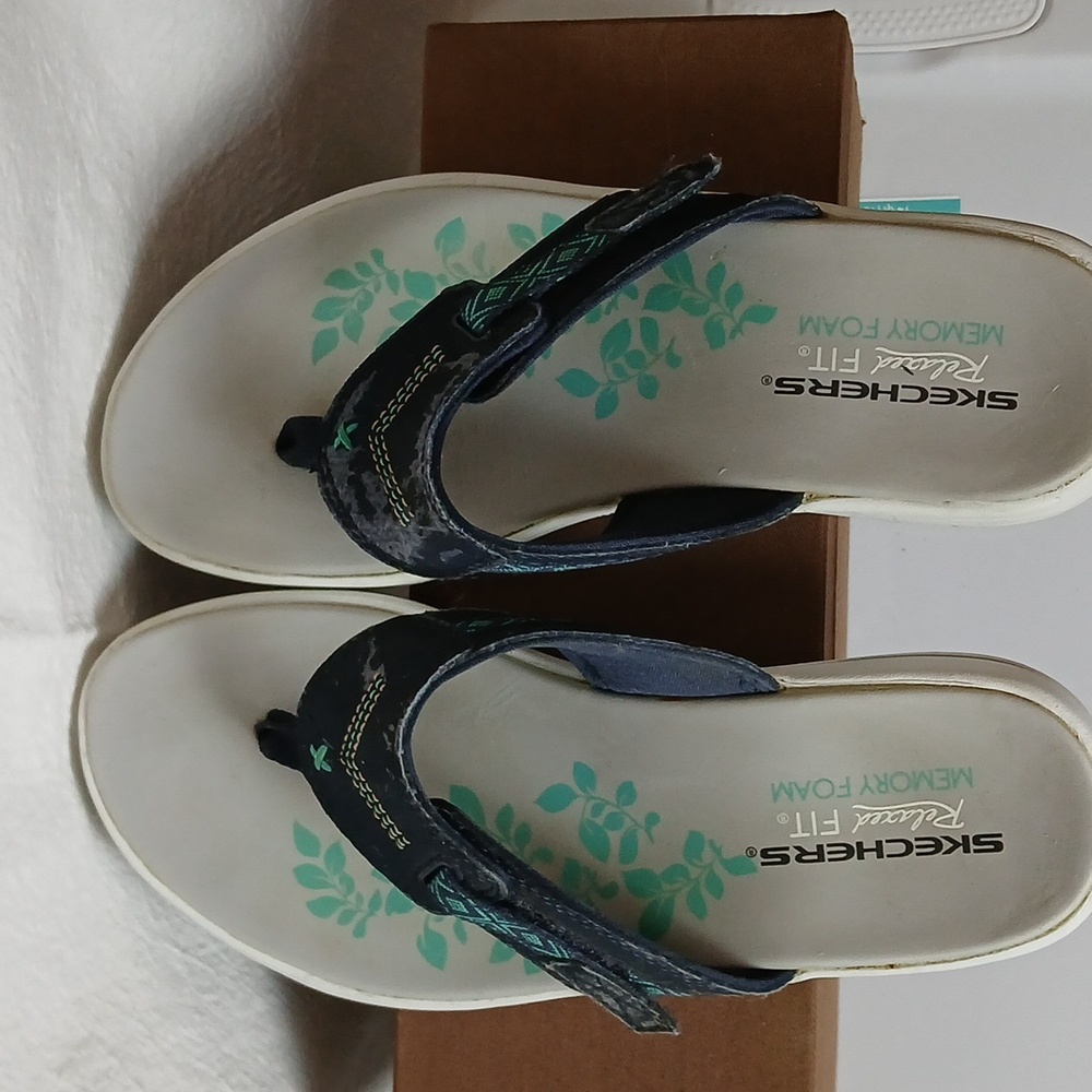 Skechers Women's Blue Sandals - Picture 5 of 8